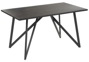Jedálenský stôl Adanna (čierna) (pre 4 osoby). Vlastná spoľahlivá doprava až k Vám domov. 1077545