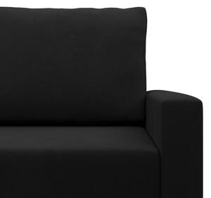 Sedacia súprava BLANK Comfort v tvare U čierna