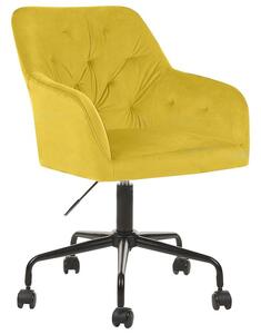 Kancelárska stolička Akintunde (žltá). Vlastná spoľahlivá doprava až k Vám domov. 1077553