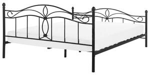 Manželská posteľ 160 cm Aicha (čierna) (s roštom). Vlastná spoľahlivá doprava až k Vám domov. 1077556
