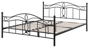 Manželská posteľ 160 cm Aicha (čierna) (s roštom). Vlastná spoľahlivá doprava až k Vám domov. 1077556