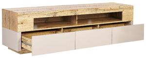 TV stolík/skrinka Amini (svetlé drevo). Vlastná spoľahlivá doprava až k Vám domov. 1077559
