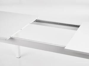 Rozkladací jedálenský stôl FLORIAN 160-228 x 90 - biela