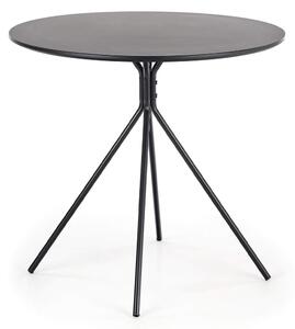 Okrúhly jedálenský stôl FONDI - čierna