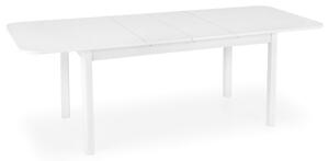Rozkladací jedálenský stôl FLORIAN 160-228 x 90 - biela