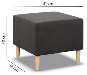 Taburetka BLANK Comfort sivá