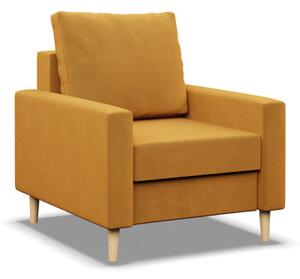 Kreslo BLANK Elegant žlté