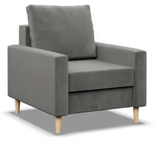 Kreslo BLANK Elegant svetlosivé