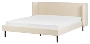 Manželská posteľ 160 cm Aimei (béžová) (s roštom). Vlastná spoľahlivá doprava až k Vám domov. 1077672