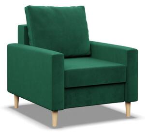 Kreslo BLANK Elegant fľaškovo zelené