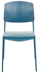 Set 4 ks jedálenských stoličiek Augustino (modrá). Vlastná spoľahlivá doprava až k Vám domov. 1077725