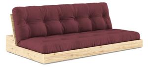 Vínová rozkladacia pohovka 196 cm Base – Karup Design