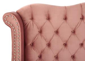 Manželská posteľ 160 cm Aidan (ružová) (s roštom). Vlastná spoľahlivá doprava až k Vám domov. 1077848
