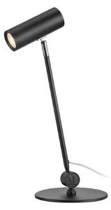 Stolová LED lampa Arlo, čierna, železo, výška 52,8 cm, stmievateľné., Čierna, Obývacia izba / jedáleň, kov, Moderný, Stolová lampa