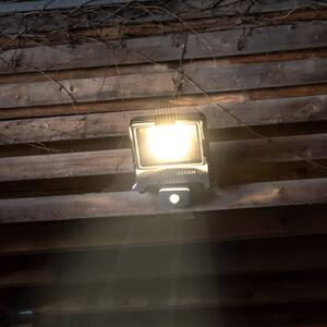 OSRAM exterierove bodove svetla ENDURA FLOOD, sivý, senzor 50 W 840 IP44, Hliník / sivá / zinok, Hliník, Nástenné bodové svietidlo