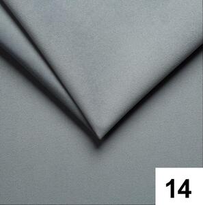 Čalúnená posteľ boxspring DIRELIS TRINITY 140x200 cm sivá Matrac: Matrac Bonell pružinový