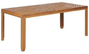 Záhradný stôl Blas (svetlé drevo) (pre 8 a viac osôb). Vlastná spoľahlivá doprava až k Vám domov. 1077943