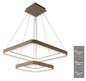 BRILAGI - LED stmievateľný závesný luster na lanku FALCON SLIM LED/78W/230V béžový + diaľkové ovládanie
