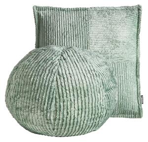 Sada 2 dekoratívnych vankúšov zelená menčester bez vzoru 45 x 45 cm 30 c 30 cm boho bytové doplnky spálňa obývacia izba