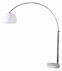 Dizajnová stojanová lampa Arch biela
