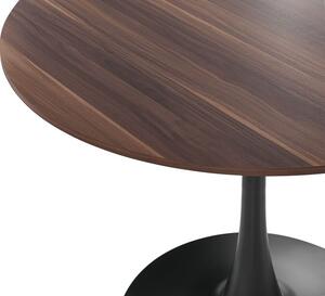 Okrúhly jedálenský stôl Berylle (tmavé drevo) (pre 4 osoby). Vlastná spoľahlivá doprava až k Vám domov. 1078126