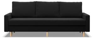 Trojmiestna rozkladacia sedačka BLANK Comfort čierna