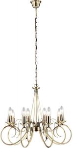 Globo 69003-8 závesné stropné svietidlo Truncatus 8x40W | E14 - mosadz