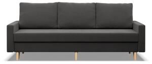 Trojmiestna rozkladacia sedačka BLANK Comfort sivá
