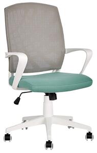 Kancelárska stolička Bronia (sivá + modrá). Vlastná spoľahlivá doprava až k Vám domov. 1078148