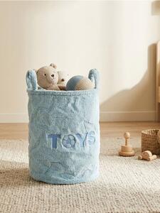 Sinsay - Úložný kôš s nápisom TOYS - svetlomodrá