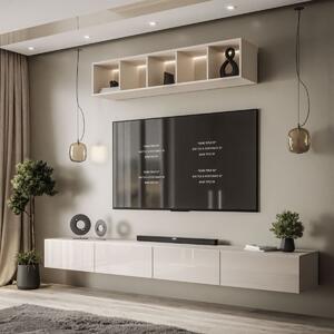 OBÝVACIA STENA DAZIO 3 KAŠMÍR LESK LED 250 cm