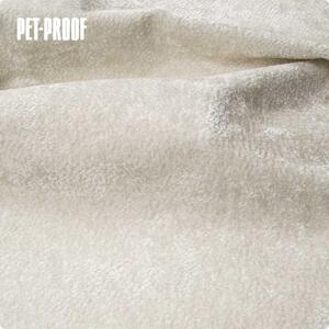 Velurová potahová látka Aphrodite Ivory pro nábytek, metráž - Pet Proof