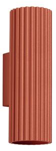 Sollux SL.1655 - Nástenné svietidlo KARBON 2xGU10/10W/230V červená