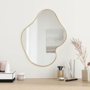 Nástenné zrkadlo zlaté 50x40 cm