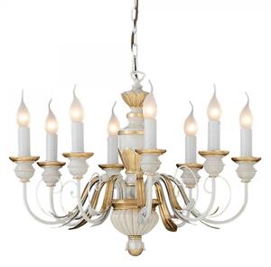 Závesné svietidlo - luster Ideal lux FIRENZE 012872 - starožitná slonová kosť / zlatá