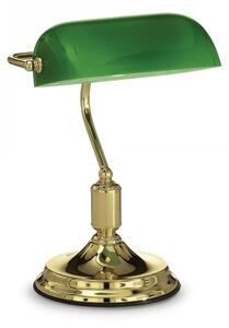 Stolná lampa Ideal lux Lawyer 013657 - mosadz
