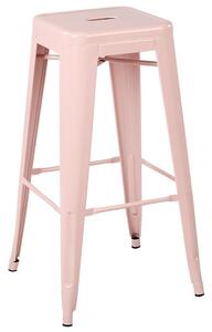 Set 2 ks barových stoličiek 76 cm Chloe (ružová). Vlastná spoľahlivá doprava až k Vám domov. 1078247