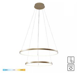 Zuma Line 18140GD-2 LED závesné stropné svietidlo BRENO | 50W integrovaný LED zdroj | 3000/4000/6000K