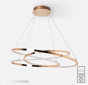 Zuma Line MD7360-1A-3GT LED závesné stropné svietidlo CHOLET | 56W integrovaný LED zdroj | 3000K