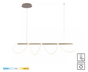 Zuma Line 20006PM-GD LED závesné stropné svietidlo BALBO | 45W integrovaný LED zdroj | 3000/4000/6000K