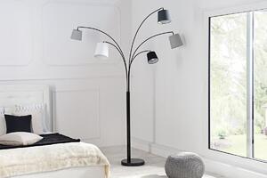 Dizajnová oblúková stojanová lampa SHADOW