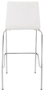 Moderná barová stolička Aiden biela - Skladom na SK