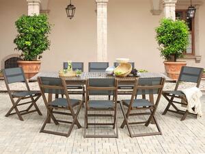 Záhradný stôl Canela (tmavé drevo). Vlastná spoľahlivá doprava až k Vám domov. 1078359