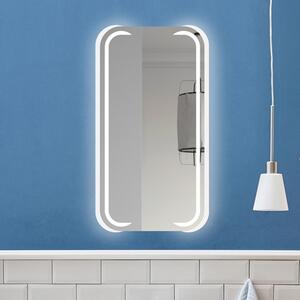 Zrkadlo Mezos biele LED 55 x 140 cm