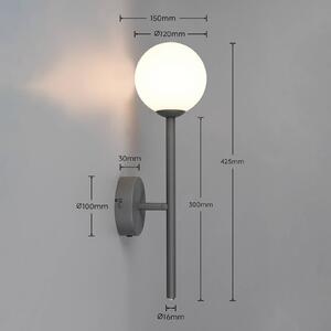 Trio Lighting Nástenné svetlo Firano, antracitová, výška 42 cm, kov, Čierna, Obývacia izba / jedáleň, kov, Moderný, Nástenné svietidlo