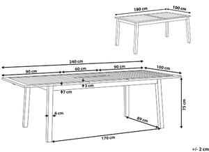 Záhradný stôl Canela (tmavé drevo). Vlastná spoľahlivá doprava až k Vám domov. 1078359