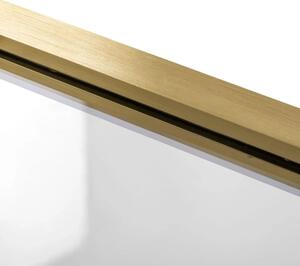 Rea Rapid Slide, posuvné sprchové dvere 100x195 cm, 6mm číre sklo, zlatý matný profil, REA-K4707