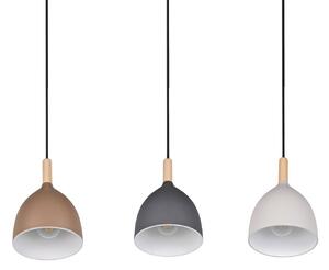 Trio Lighting Závesné svietidlo Jerano, dĺžka 90 cm, farebné, kovové, 3-pl., Viacfarebné, Obývacia izba / jedáleň, kov, Moderný, Závesné svietidlo