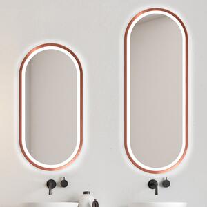 Zrkadlo Zeta Copper LED Rozmer zrkadla: 50 x 100 cm