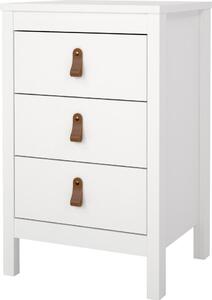 FALCO Nočný stolík Realty 44 cm biely